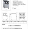 B+S Verro VBT-SB4 - Cabinet Mounted Four Burner Boiling Top