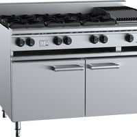 B+S Verro VBT-SB6-CBR3 - Cabinet Mounted Combination Cook Top