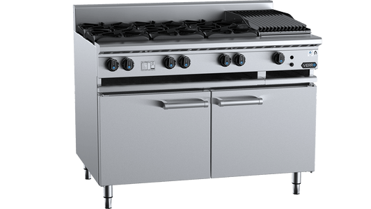 B+S Verro VBT-SB6-CBR3 - Cabinet Mounted Combination Cook Top