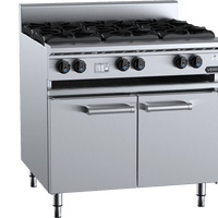 B+S Verro VBT-SB6 - Cabinet Mounted Six Burner Boiling Top