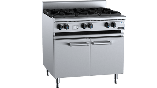 B+S Verro VBT-SB6 - Cabinet Mounted Six Burner Boiling Top