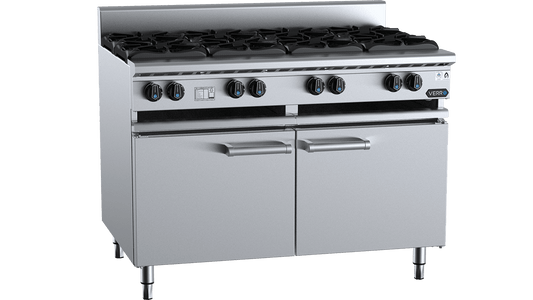 B+S Verro VBT-SB8 - Cabinet Mounted Eight Burner Boiling Top