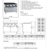 B+S Verro VBT-SB8 - Cabinet Mounted Eight Burner Boiling Top