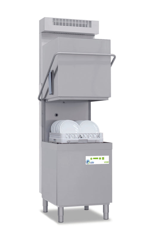 Rhima VH-50HR - Pass Through Glasswasher with Heat Recovery Unit