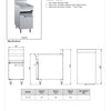 B+S Verro VIB-450 - Cabinet Mounted Infill Bench