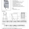B+S Verro VNC-6 - Six Basket Noodle Cooker
