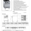 B+S Verro VOV-SB2-CBR3 - Range Oven