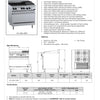 B+S Verro VOV-SB4-CBR3 - Range Oven