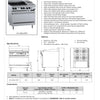 B+S Verro VOV-SB4-GRP3 - Range Oven