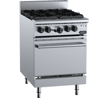 B+S Verro VOV-SB4 - Four Burner Range Oven