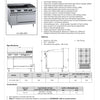 B+S Verro VOV-SB6-CBR3 - Range Oven