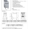 B+S Verro VTF-451 - Single Pan Turbo Fryer