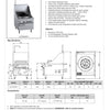 B+S Verro VUFWWSPD-1 - Waterless Stock Pot Cooker
