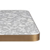 Venetian Terrazzo Table with Black Discus Base