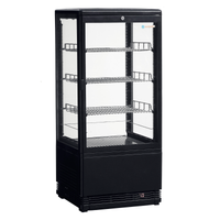 ICS PACIFIC Venice Black - Counter Top Refrigerated Display