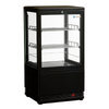 ICS PACIFIC Venice Joey Black - Compact Counter Top Refrigerated Display