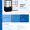 ICS PACIFIC Venice Joey White - Compact Counter Top Refrigerated Display