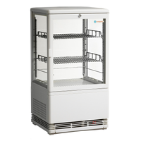 ICS PACIFIC Venice Joey White - Compact Counter Top Refrigerated Display