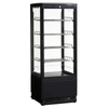 ICS PACIFIC Venice Tower Black - Counter Top Refrigerated Display