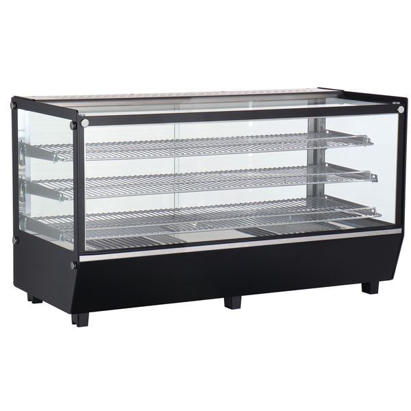 ICS PACIFIC Verona 120H Black - Counter Top Heated Display