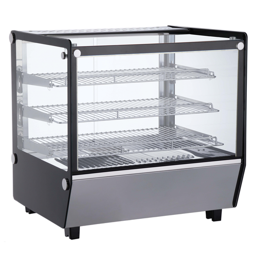 ICS Pacific Verona 70H Stainless Steel RTR-120L-5 - Counter Top Heated Display