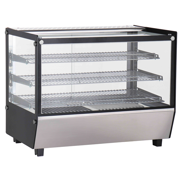 ICS Pacific Verona 90H Stainless Steel RTR-160L-5 - Counter Top Heated Display