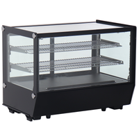 ICS PACIFIC Verona 90R Black  - Counter Top Refrigerated Display