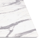 Square 70cm Super Matte Smart Table Top with Corsica Deluxe Table Base Dining Table
