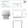 3Monkeez WA-PTDS - Paper Towel Dispenser