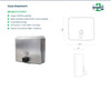 3Monkeez WA-SD-S - Stainless Steel Soap Dispenser