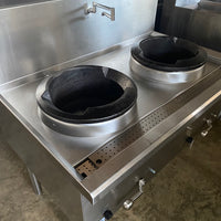 Luus WZ-2C 2 Chimney Burner Compact Waterless Wok