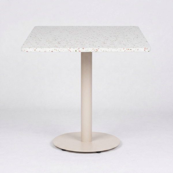 White Candy Terrazzo with RD450 Table Base