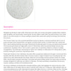 White Candy Terrazzo Table Top with Brass Cross Table Base