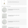 White Candy Terrazzo Table Top with Discus Table Base