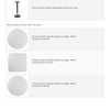 White Candy Terrazzo Table with White Discus Base