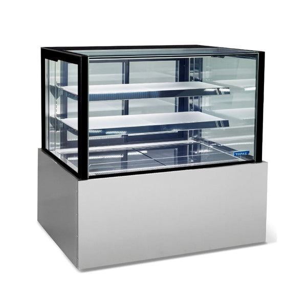 Williams Topaz HTG15 - Straight Glass Stainless Steel Cake Display Fridge