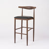 Wishbone Aluminium Bar Stool with Upholstered Seat