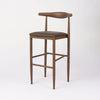 Wishbone Aluminium Bar Stool with Upholstered Seat