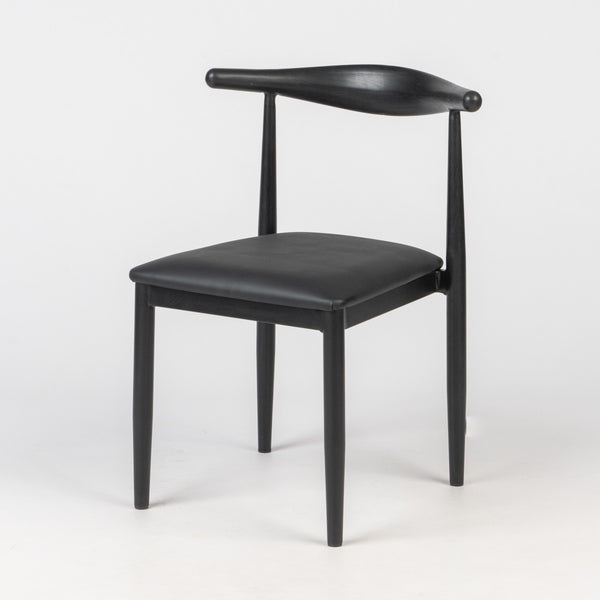 Wishbone Aluminium Dining Chair with Upholstered PU Seat Pad