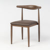 Wishbone Aluminium Dining Chair with Upholstered PU Seat Pad