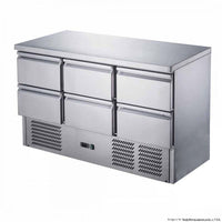 FED-X XGNS1300-6D - Workbench Fridge