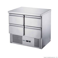 FED-X XGNS900-4D - Workbench Fridge