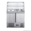 FED-X XS900GC - Salad Prep Fridge with Glass Top