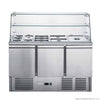 FED-X XS903GC - Salad Prep Fridge with Glass Top