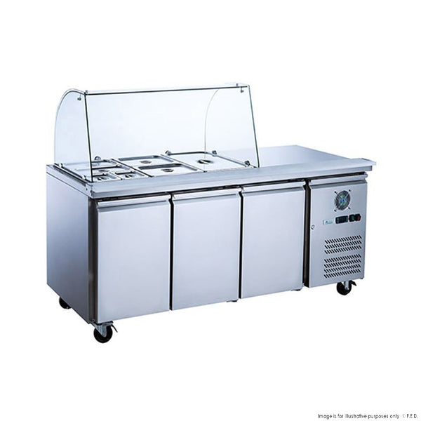 FED-X XTHP3100SALGC - Salad Prep Fridge