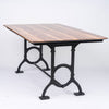 York Steel Rectangle Dining Table with Supermatte Smart Top 160x90cm