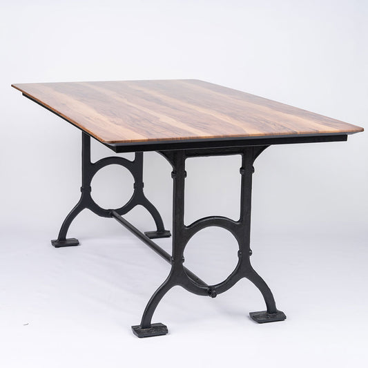York Steel Rectangle Dining Table with Supermatte Smart Top 160x90cm