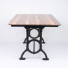 York Steel Rectangle Dining Table with Supermatte Smart Top 160x90cm