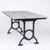 York Steel Rectangle Dining Table with Supermatte Smart Top 160x90cm