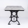 York Steel Rectangle Dining Table with Supermatte Smart Top 160x90cm